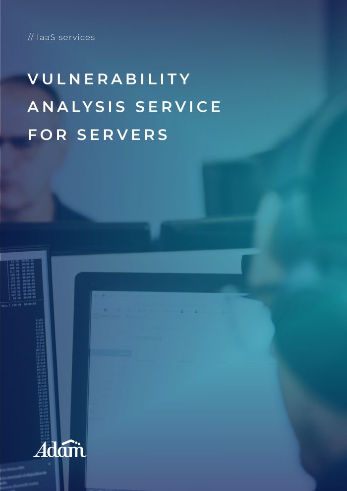 cover Vulnerability Analysis Service for servers on Adam IaaS