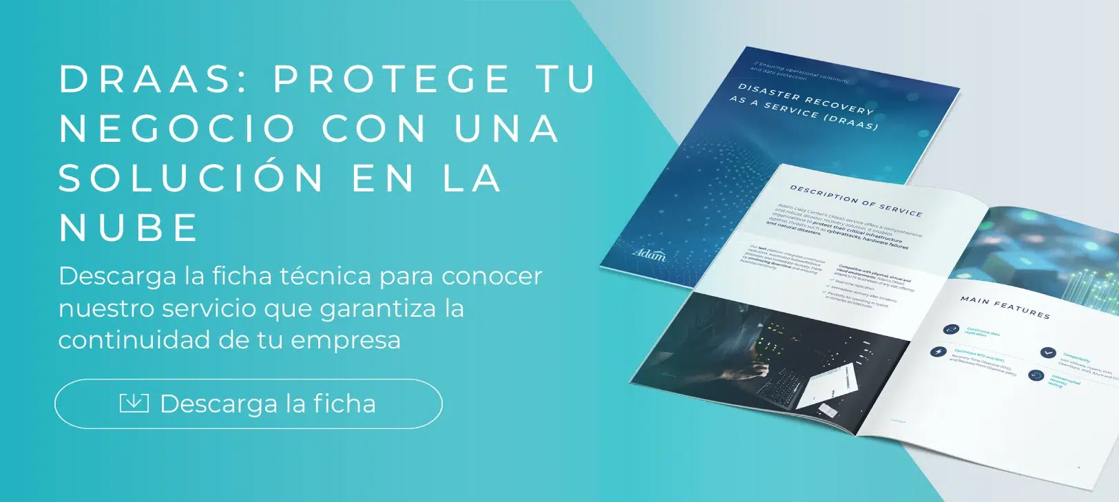 draas adam data center banner form descarga ficha técnica