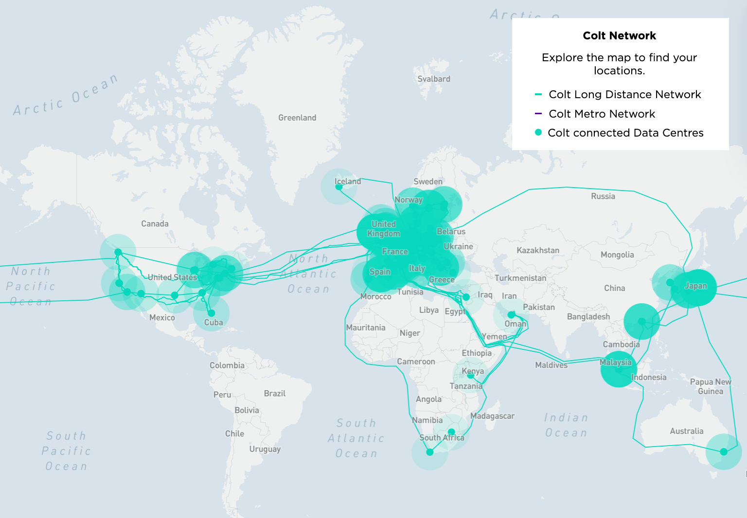 colt network alianza con adam data center