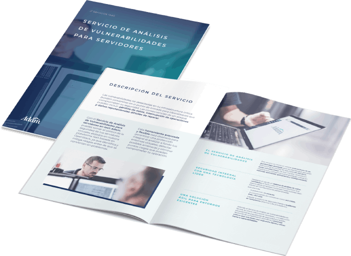 mockup servicio vulnerabilidades iaas adam data center
