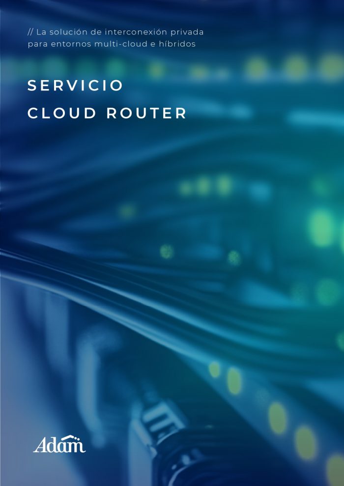 portada ficha técnica cloud router adam data center